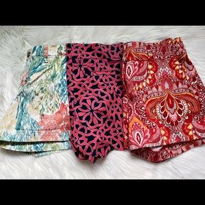 Lot of Patterned Shorts